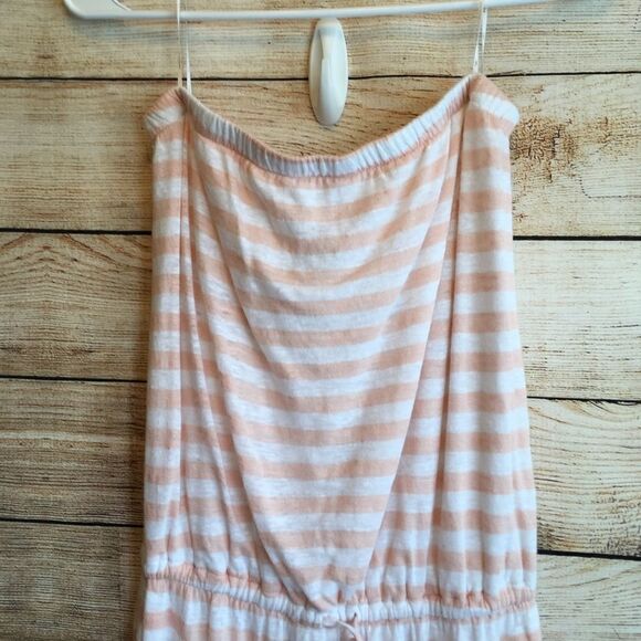 C & C OF CALIFORNIA TUBE MAXI DRESS IN 100% LINEN - Picture 8 of 9